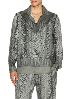 Diesel S-simply-efbn Shirt in Grey - Grey. Size 48 (also in 46, 50, 52, 54).