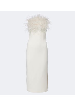 Safiyaa Aerine crepe midi dress