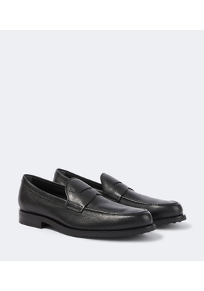 Tod's Leather penny loafers