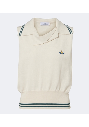 Vivienne Westwood Doubletake cotton and cashmere polo shirt