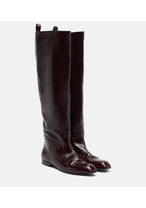 Khaite Colt leather knee-high boots