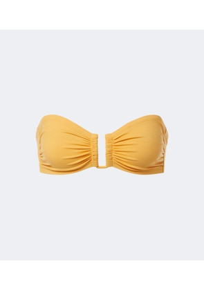 Eres Show gathered bandeau bikini top