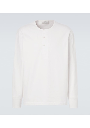 Studio Nicholson Kuyto cotton jersey Henley shirt