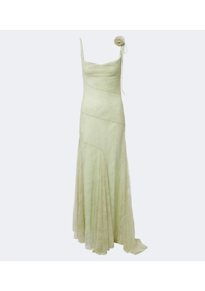 De La Vali Calima lace maxi dress