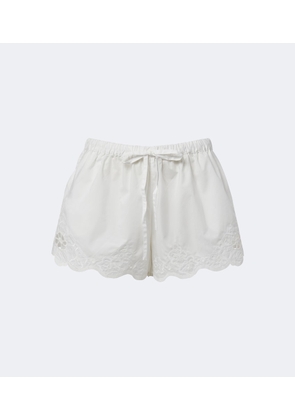 SIR Klara emboirdered cotton shorts