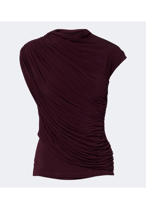 Tove Khari draped jersey top