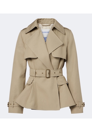 Burberry Belted cotton jacket