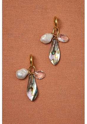 CHAN LUU for FWRD Drop Earrings in Multi - Metallic Gold,Blue. Size all.