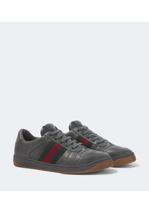 Gucci Screener perforated leather sneakers