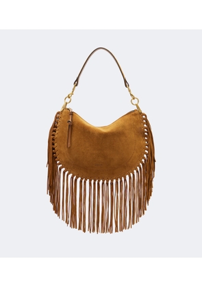 Isabel Marant Oskan Small fringed suede shoulder bag