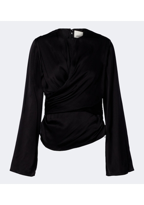 Isabel Marant Neame draped satin top