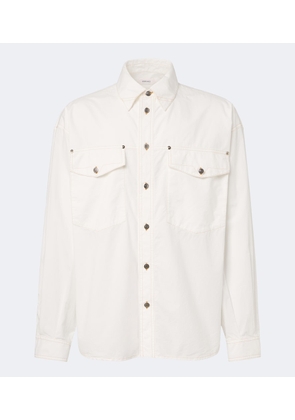 Versace Medusa denim overshirt