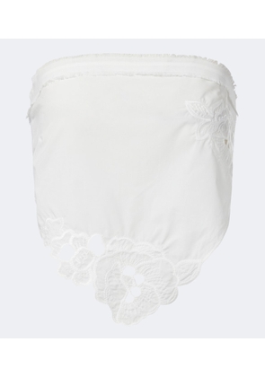 SIR Klara embroidered cotton scarf