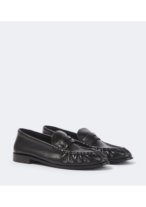 Saint Laurent Le Loafer Supple leather penny loafers