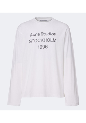Acne Studios Logo cotton-blend jersey T-shirt