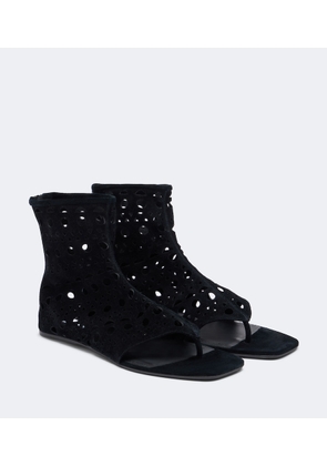 Alaia Neo Vienne suede thong sandals