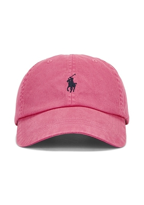 Polo Ralph Lauren Cotton Chino Classic Sport Cap in Desert Pink - Pink. Size all.