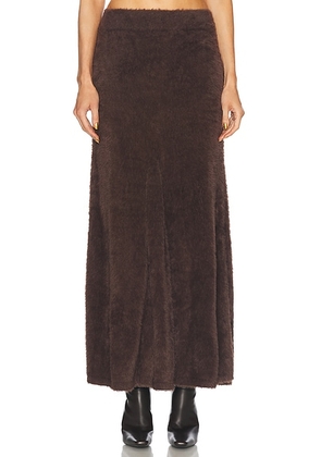 Helmut Lang Knit Maxi Skirt in Espresso - Brown. Size M (also in ).