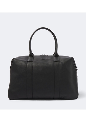 Canali Leather duffel bag