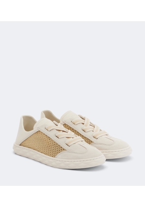 Jimmy Choo Diamond Light Flex suede sneakers