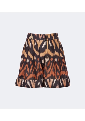 Zimmermann Aster printed silk habutai shorts