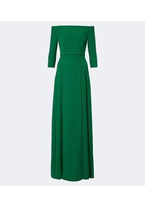 Safiyaa Amadora off-shoulder crepe gown