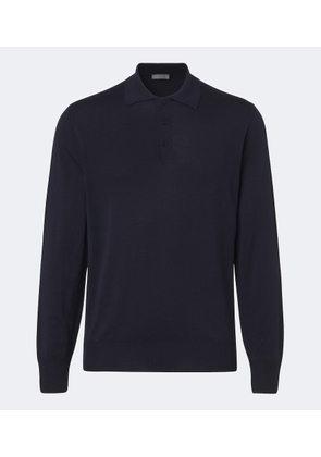 Canali Wool polo shirt