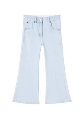 Stella McCartney Kids Logo flared jeans