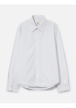 Double-Hem Pinstripe Shirt
