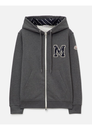 Monogram Cotton Zip-Up Hoodie