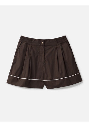 Tailored Cotton Blend Shorts