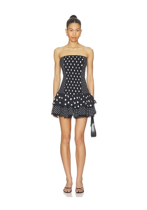 Charo Ruiz Ibiza Zahara Short Dress in Black. Size S. Also in XS, M, L, XL.