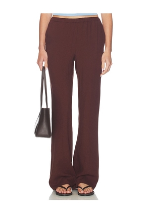 ALL THE WAYS Lilijana Pant in Brown. Size XS. Also in XXS, S, M, L, XL.