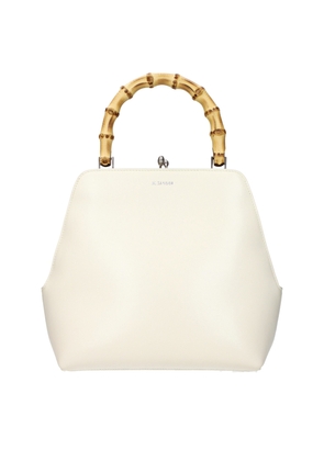 Jil Sander Beige Leather Handbag