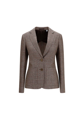 Burberry Brown Wool Oves Aries Blazer - 8