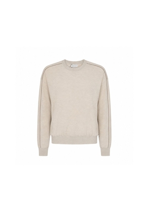 Brunello Cucinelli Beige Cashmere Sweatshirt - S