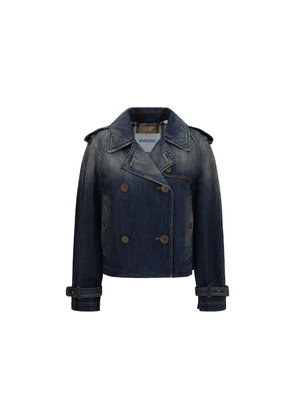 Burberry Blue Cotton Denim Jacket - 10