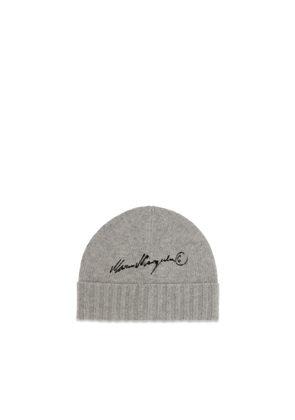 MM6 Gray Wool Oves Aries Beanie - M