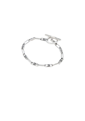 Deva States x MAPLE Bracelet in Metallic Silver. Size 16cm. Also in 17cm, 18cm, 19cm, 20cm, 21cm.