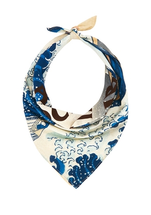Anti Social Social Club The Great Wave Bandana in Multi.