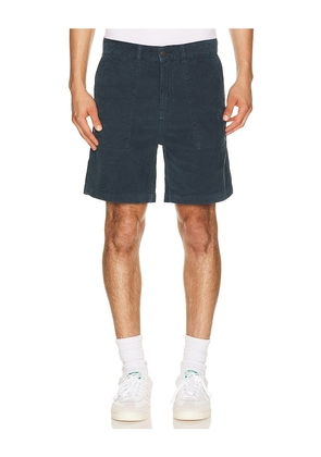 Corridor Cord Camp Shorts in Navy. Size 30. Also in 31, 32, 33, 34, 36.