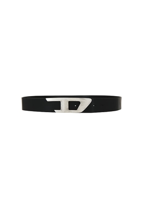 Diesel B-D Logo 2.0 40 Belt in Black. Size 90. Also in 95, 100.