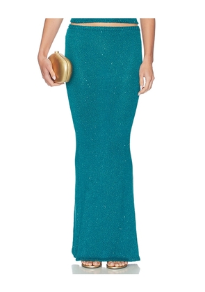 ASTA RESORT Carolina Skirt in Teal. Size XS. Also in S, M, L, XL.