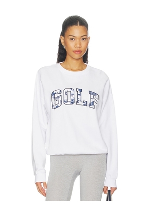 BEACH RIOT Devyn Oversized Sweatshirt in White. Size XS. Also in S, M, L, XL.