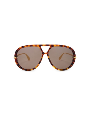 Bottega Veneta Aviator Sunglasses.