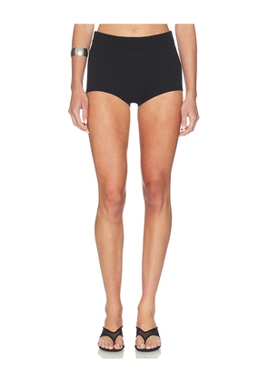EB Denim Camden Knit Short in Black. Size XS. Also in S, M.