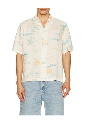 ALLSAINTS Breezer Shirt in Yellow. Size S. Also in M, L, XL/1X.
