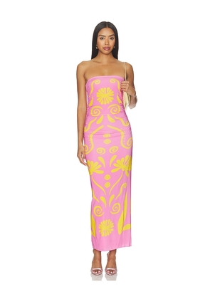 Cala de la Cruz Daphne Dress in Pink. Size XS. Also in L, M, S.