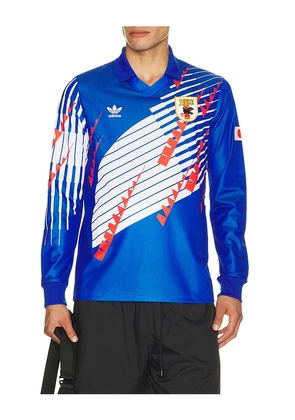 adidas Originals JFA Japan Originals World Cup Jersey in Blue. Size S. Also in M.