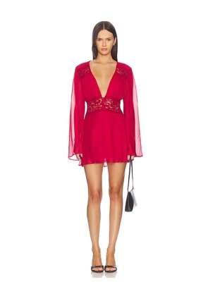 Arcina Ori Fiona Dress in Red. Size XS. Also in S, M, L, XL.